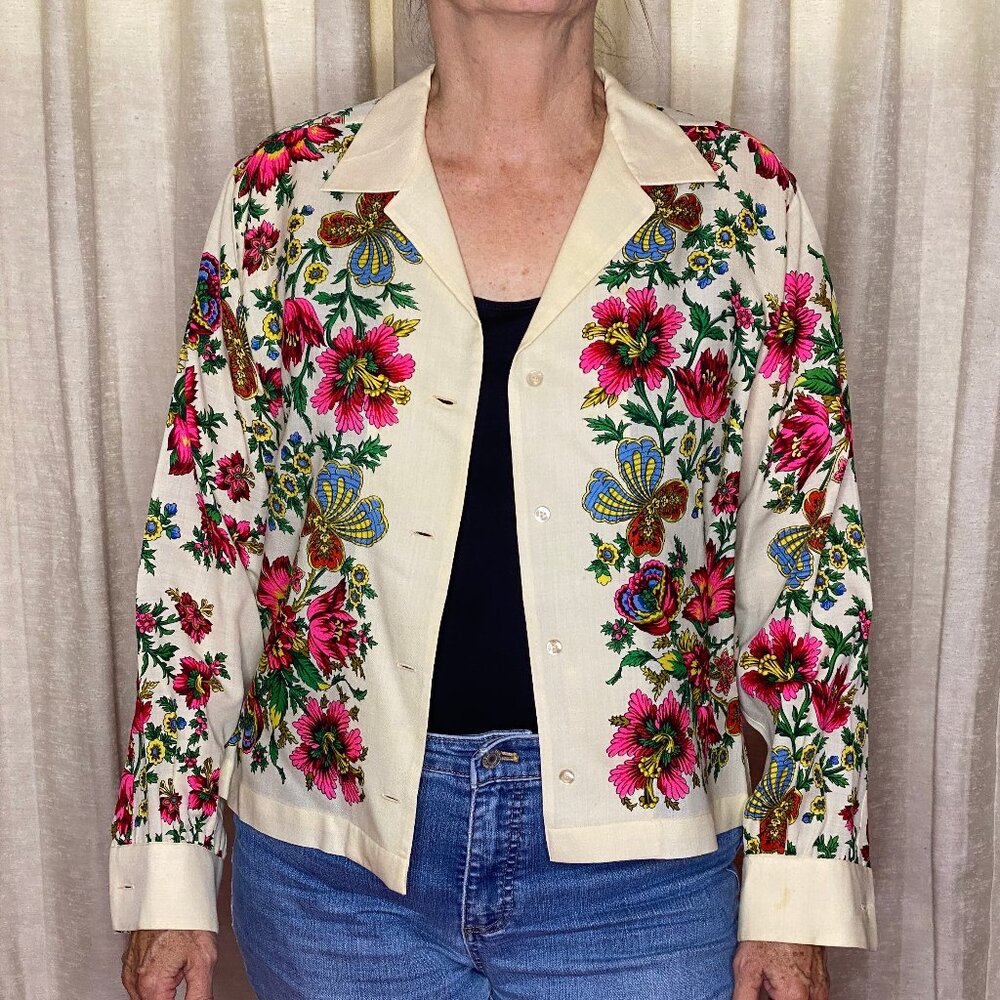 VTG Colorful Button Down Shirt